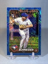 2024 Topps Series 1 - Davis Schneider #189 Blue Holofoil /999 (RC)