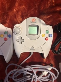 Sega Dreamcast Console/2 Controllers/Tons Of Games/Mad Catz Wheel & Pedals Lot!!