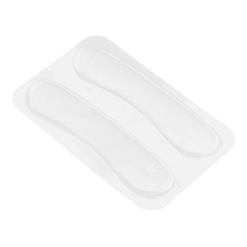 2pcs Transparent Silicone Heel Grips AntiSlip Blister Prevention Heel Liner