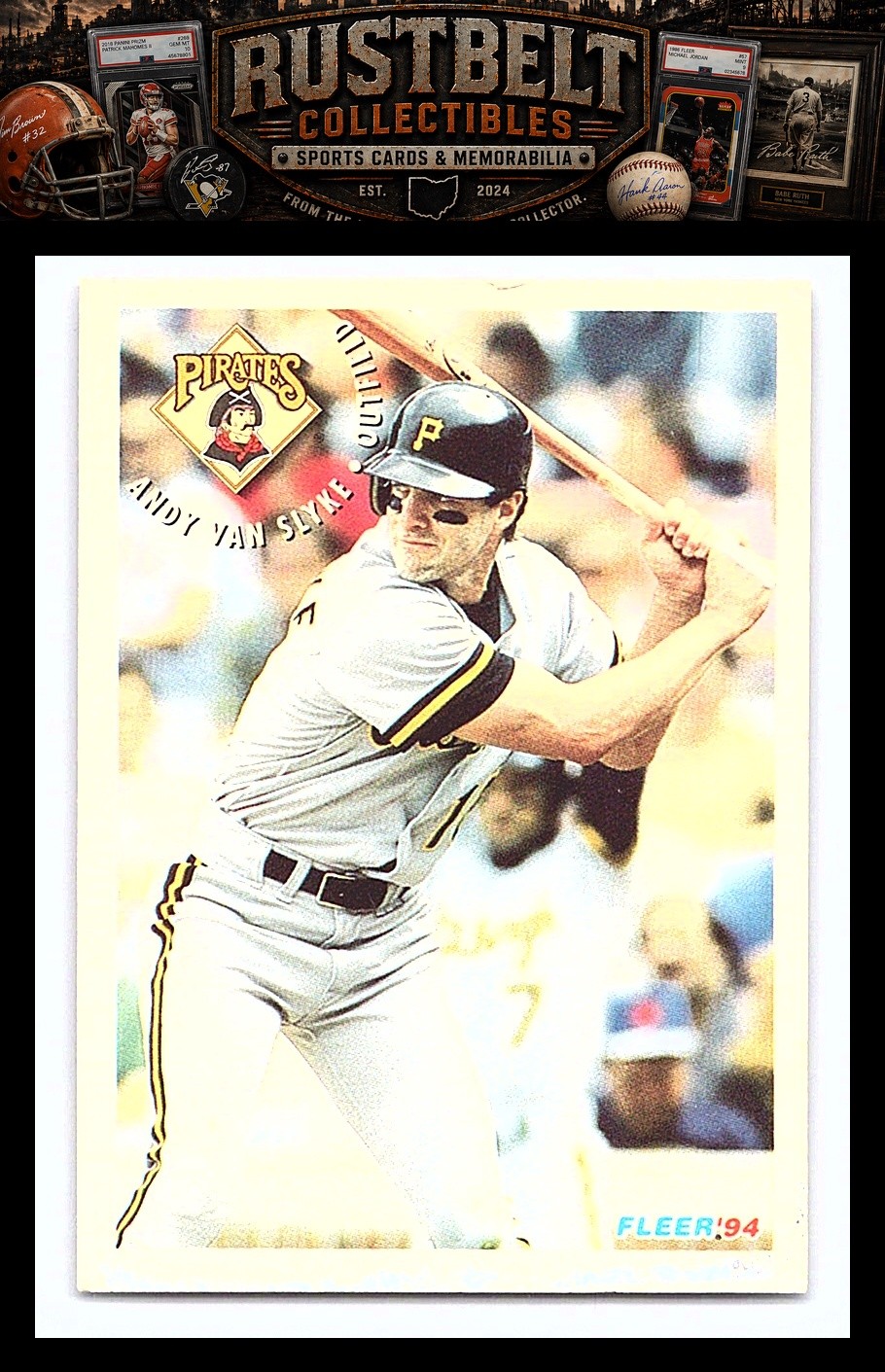 1994 Fleer Sunoco #24 Andy Van Slyke