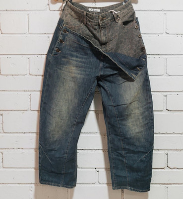  Sexy Woman   ausgefallene O-Shape Ballon Barrel Jeans  Gr.S-XL