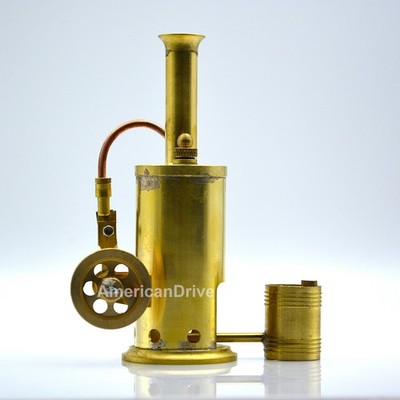 Microcosm M6 Mini Steam Engine Kit with Steam Engine Boiler - Brass & Stainless