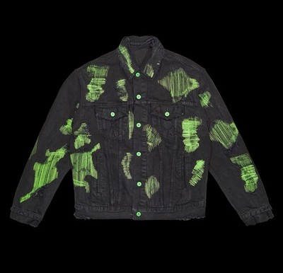 Endless x Vlone Black/Green Denim Jacket ( Medium ) | eBay