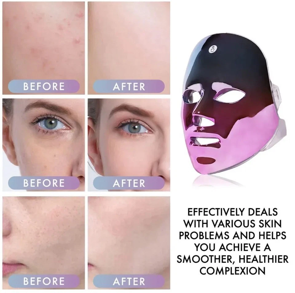 Secret 胶原蛋白/多功能护肤 LED 面膜/无绳触摸屏 $6100 全新 — 第 4/4 张图片