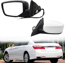 Driver Left Side Mirror Compatible with 2013-2017 Honda Accord With Power Glass