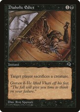 [MTG] Diabolic Edict (128) (TMP) HP-DMG