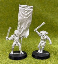 Games Workshop Lord of the Rings: Uruk-Hai Command 2 Metal Models GW LOTR
