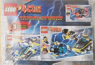 Lego Alpha Team Exclusive Neu Versiegelt Value Pack Vintage Misb Set 6771 6773 6774