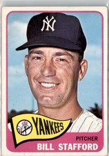 1965 Topps Bill Stafford New York Yankees #281