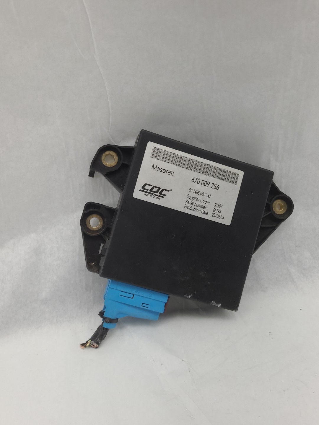 2014-2017 MASERATI QUATTROPORTE SUSPENSION CONTROL MODULE OEM
