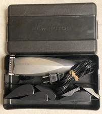 REMINGTON Precision Hair Clipper Set HC-8017B w/Kit Silver Trimmer Tested Works