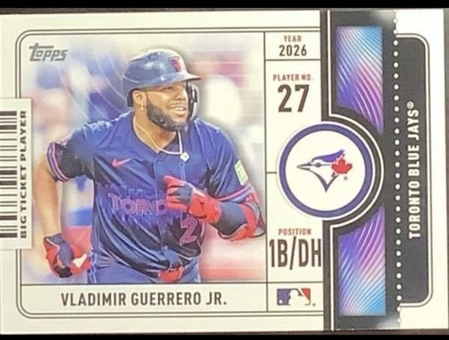 2026 Topps Series 1 Vladimir Guerrero Jr. Base (RAW)