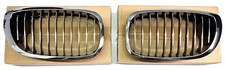 2x Niere Grill Kühlergrill für BMW 3er E46 Coupe Cabrio 2003-2006 Chrom