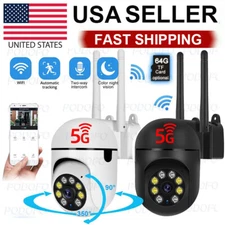5G Wireless Security Camera System Outdoor Home Wifi Night Vision 1080P HD Cam