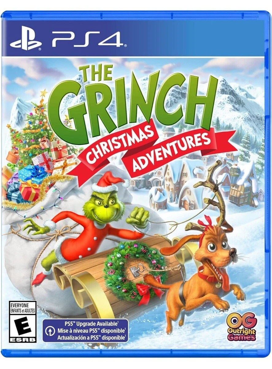 NEW The Grinch Christmas Adventures PS4 PlayStation 4 With PS5