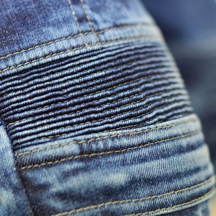 TRILOBITE Motorrad Jeans MICAS URBAN HERREN Slim Fit blau inkl Protektoren 36//32