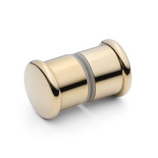 2 maniglie/manopole per porta doccia finitura oro L053G