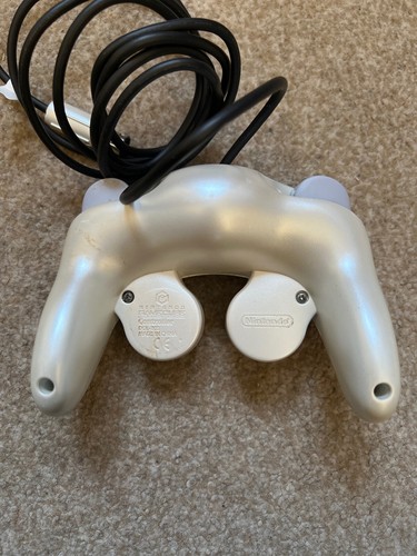 RARE Official Nintendo Gamecube Pearl White Controller Gamepad Game Pad DOL-003 - Picture 5 of 6