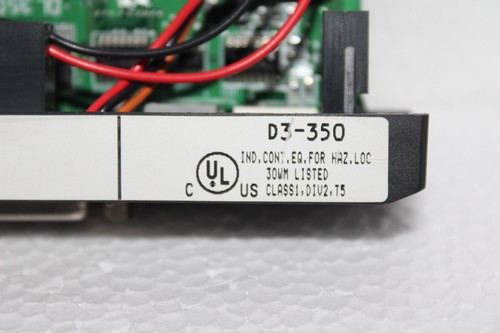 CPU AUTOMATION DIRECT D3-350 DirectLOGIC DL305, 7.5k Words Ladder Memory - Picture 3 of 6