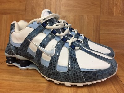 RARE Nike SHOX Turbo Snakeskin University Ice Blue Carolina Sz 9 311079-141  LE | eBay