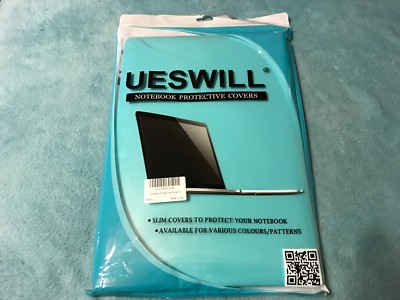 Lap Top Notebook Hard Case cover UESWILL 15 INCH Slim US Retina Turquoise 