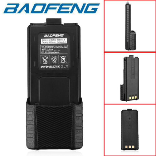 BAOFENG BL-5 3800mAh 7.4V Extended Li-Ion Battery for UV-5R Radio LOT - Picture 1 of 15