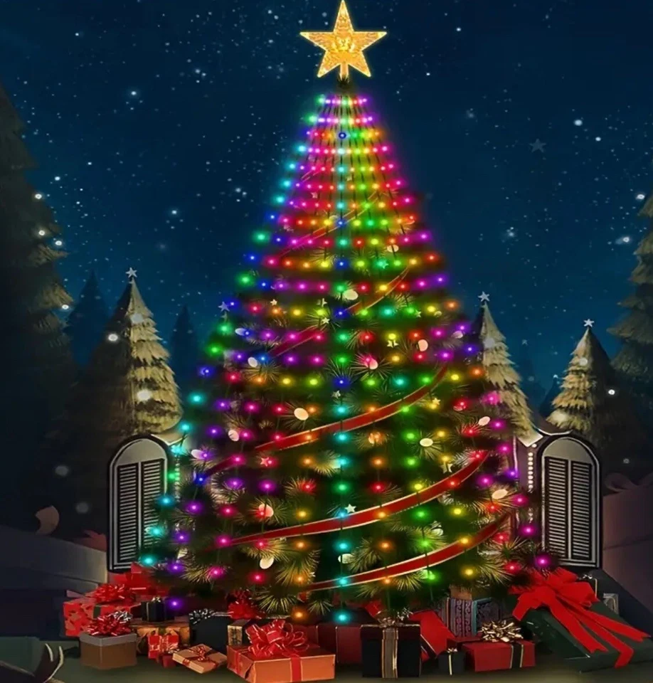 400 LED Intelligent Christmas Tree Lights, Flashing DIY Patterns, Music Syncing  - Image 2 of 4