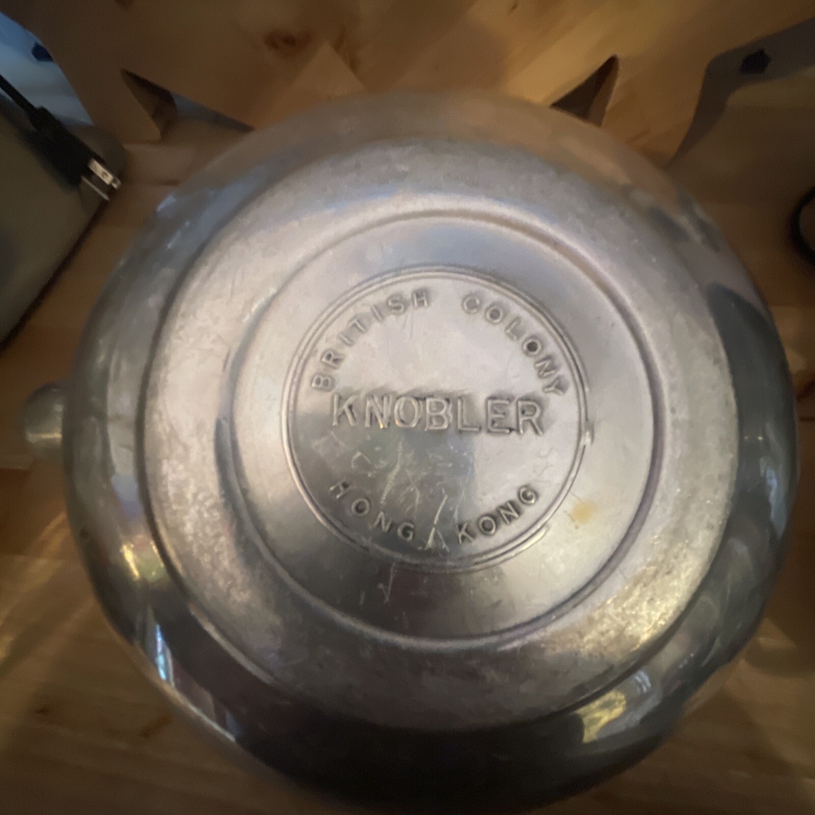 Vintage British Colony Knobler Teapot Aluminum Tea Kettle Hong Kong eBay