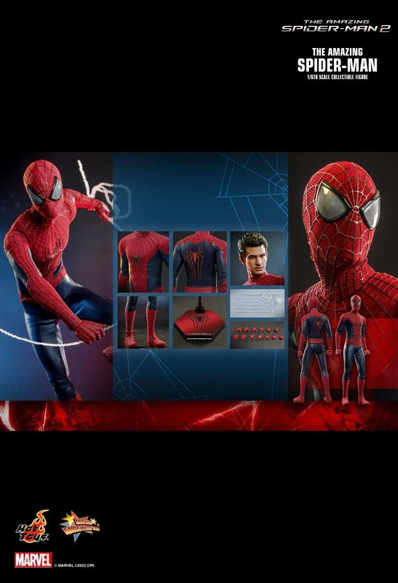 Ready! Hot Toys MMS658 The Amazing Spiderman 2 1/6 The Amazing Spiderman