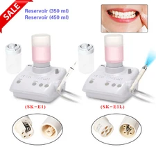 Ultrasonic Piezo Dental Scaler Handpiece 2*Bottles LED/NO-LED Fit EMS Cavitron E