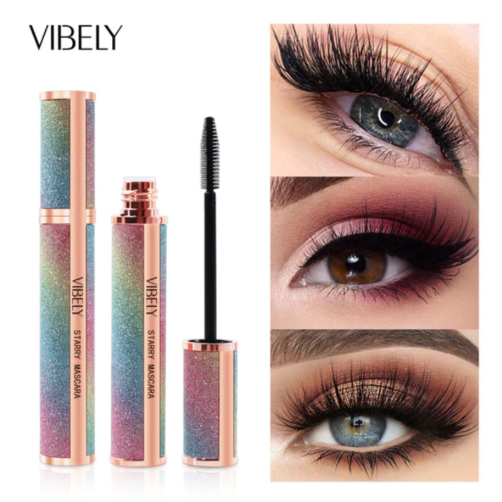 Wimperntusche Wasserfest & Lang Anhaltend – 4D Seidenfaser-Mascara Für Volumen, Länge & Glanz
