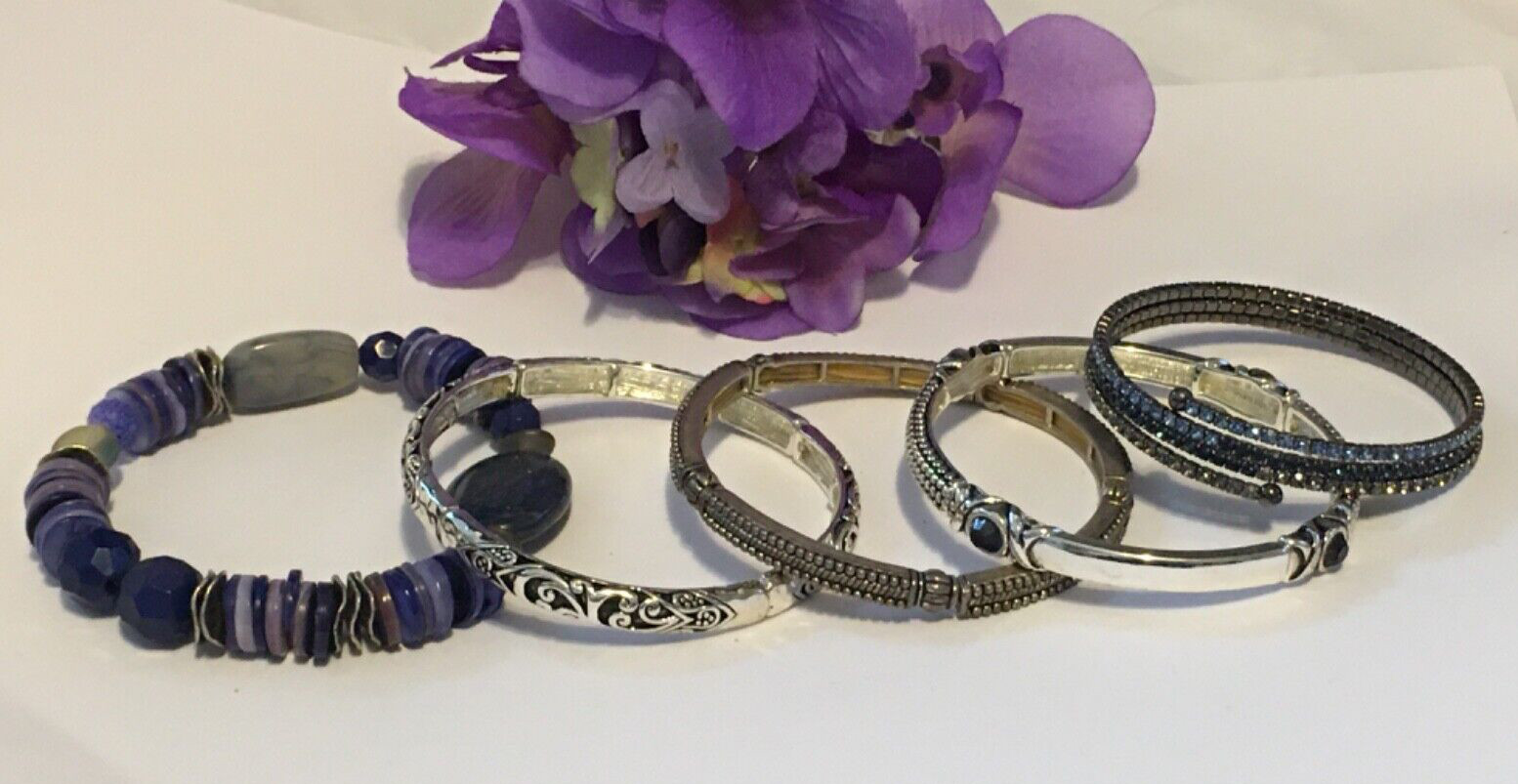 5 Items -   Attractive Bracelets  Assorted Styles… - image 1