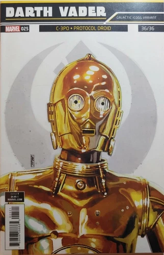 Star Wars Darth Vader #25 CVR B  C-3PO Galactic Icon Variant NM