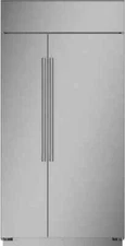 ZISS420NNSS-MONOGRAM 42" BUILT-IN SIDE BY SIDE FRIDGE STAINLESS NO DISPENSER
