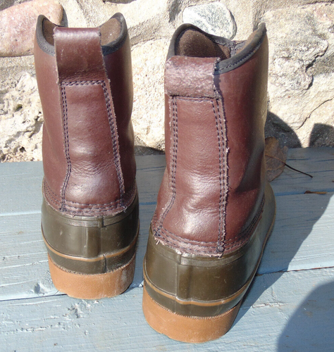 Guide Gear Feldgeprüfte Leder & Gummi isolierte Entenstiefel Herren Größe 8 zum Überziehen - Bild 7 von 8