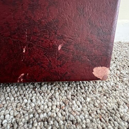 Vintage MCM Bakelite Cardinal Backgammon Set Swirl Red & Butterscotch Complete - Picture 9 of 11