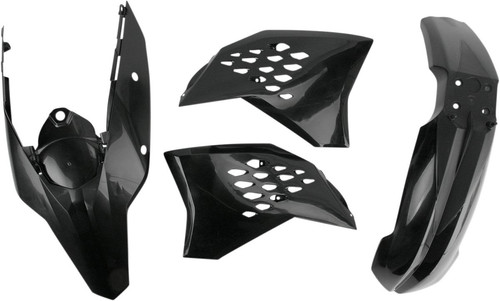New Acerbis Black Plastic Kit 2008-2011 