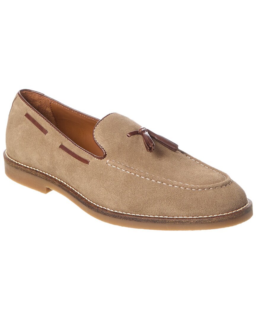 Мужские замшевые мокасины Aquatalia Sandro защищенные от непогоды 36390₽