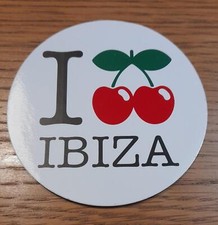 I LOVE PACHA IBIZA STICKER @ IBIZA CLUB POSTERS - DJ TECHNO HOUSE MUSIC