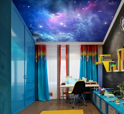 3D Fantasy Stars A421 Ceiling WallPaper Murals Wall Print Decal Deco AJ WALL Fay