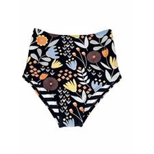 RAD Swim Floral Bikini Bottom Swim Botton Girl Size 8