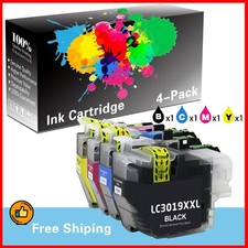 4 Pack LC 3019XXL LC3019XXL Ink Cartridge for MFC-J6730DW MFC-J5330DW