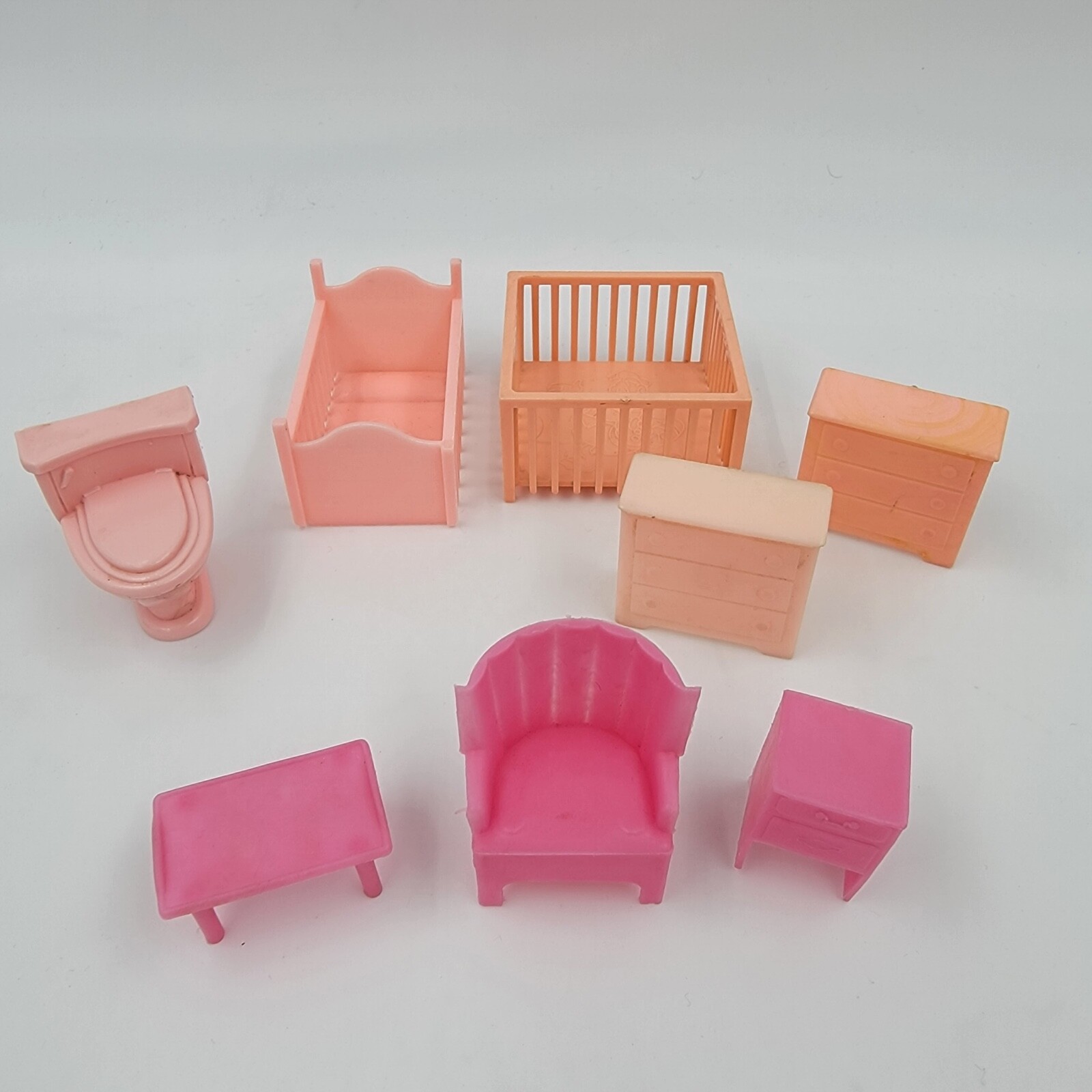 Mostly Marx Superior Lot Of 70+ Pieces Vintage Doll House Furniture