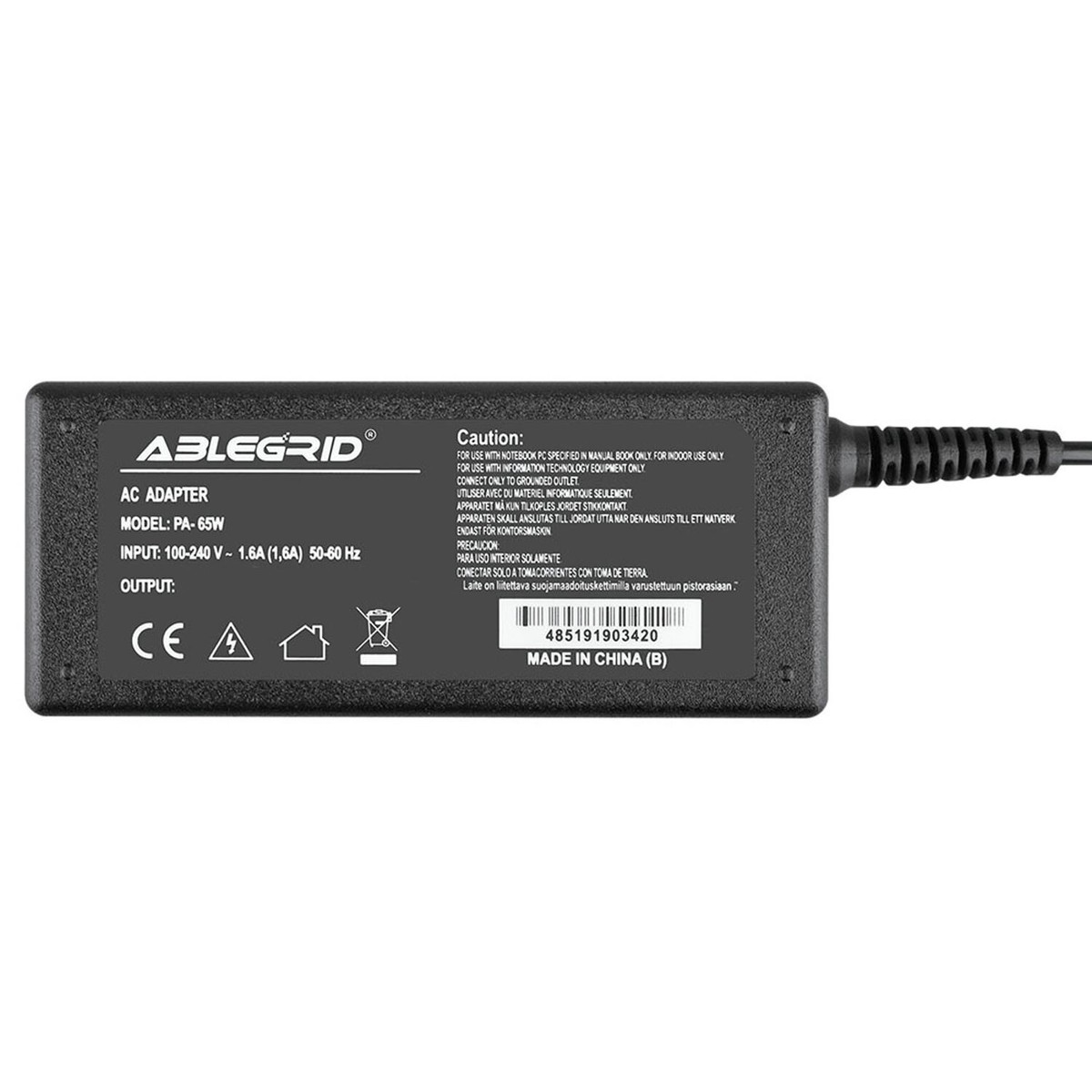 Brekiya Bloc D'alimentation Chargeur 19V 65W Pour écran LCD Acer S201HL - Foto 2