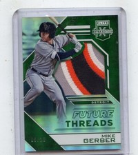 2016 ELITE EXTRA EDITION #FTSA-MG MIKE GERBER 3-COLOR PATCH RC #9/10, TIGERS