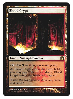 Magic The Gathering MTG  Return to Ravnica RTR 2012 #238  Blood Crypt NM x1 LOT2