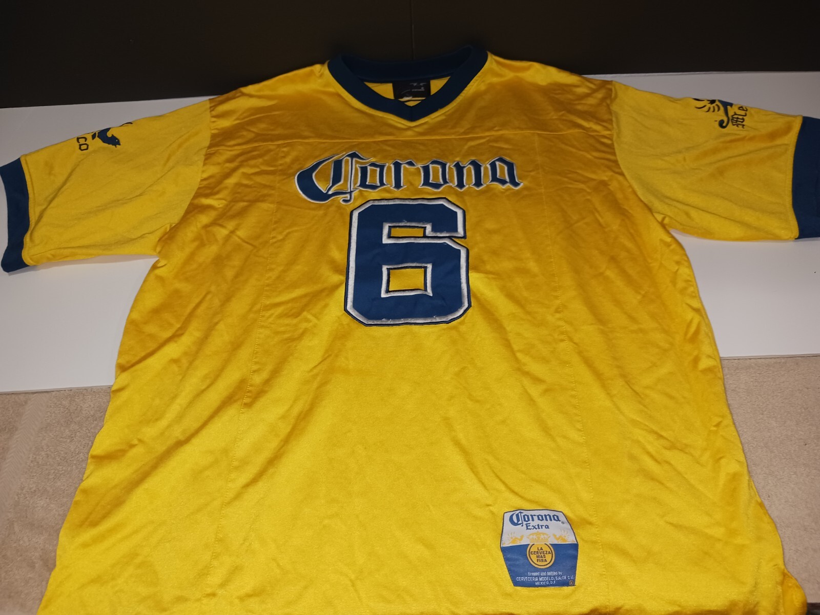 Corona Extra MEXICO Jersey 90s Calhoun XL