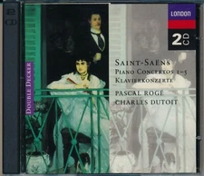 Saint-Saëns, Pascal Rogé, Charles Dutoit, Piano Concertos 1-5, London Records, D
