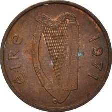 #966777 M&uuml;nze, IRELAND REPUBLIC, 1/2 Penny, 1971