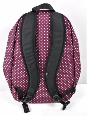 VANS Schooling Burgundy Polka Dots Backpack for sale online  display picture 2